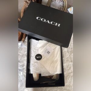 Coach Brown and Cream Sneakers